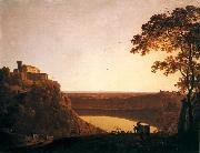 Lake Nemi at Sunset Joseph Wright